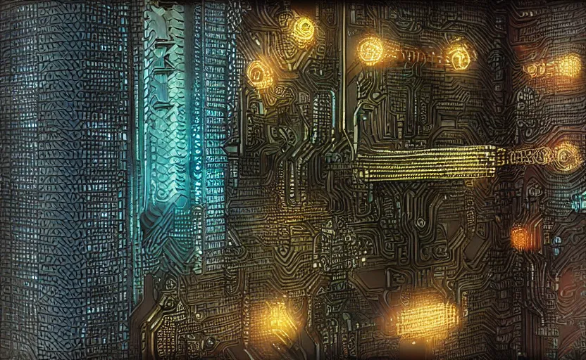 Image similar to small microchip drill, extremely detailed cyberpunk ( steampunk ), day light, realistic shaded,