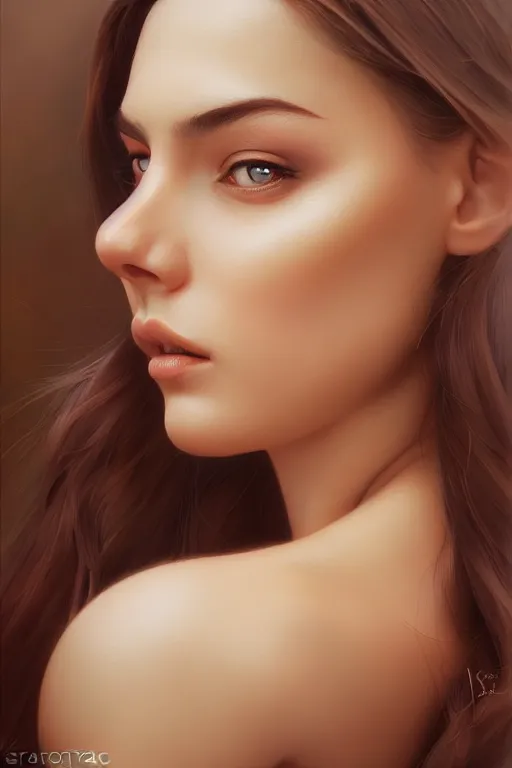 Image similar to photo of a gorgeous young woman in the style of stefan kostic, realistic, sharp focus, 8k high definition, insanely detailed, intricate, elegant, art by stanley lau and artgerm