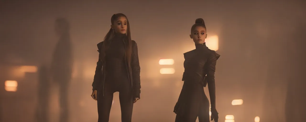 Image similar to a still of ariana grande in blade runner 2 0 4 9 ( 2 0 1 7 )