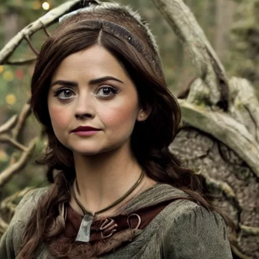 Image similar to jenna coleman as a wood elf