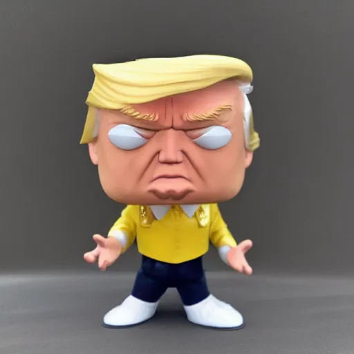 Prompt: Donald Trump Funko Pop.