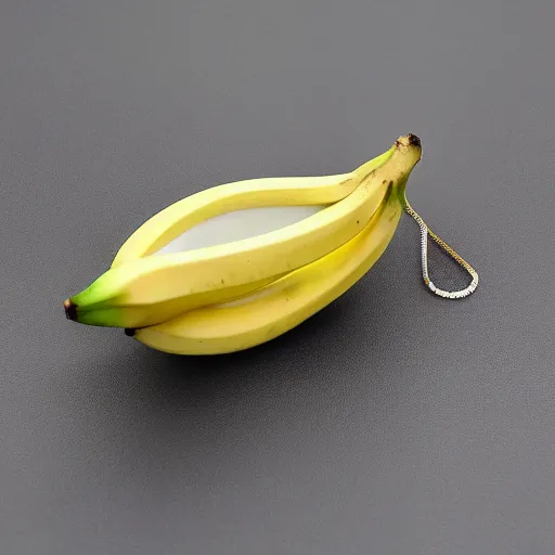 Image similar to banana made of beautiful gem stone, jewelry banana, shine, hd, high quality