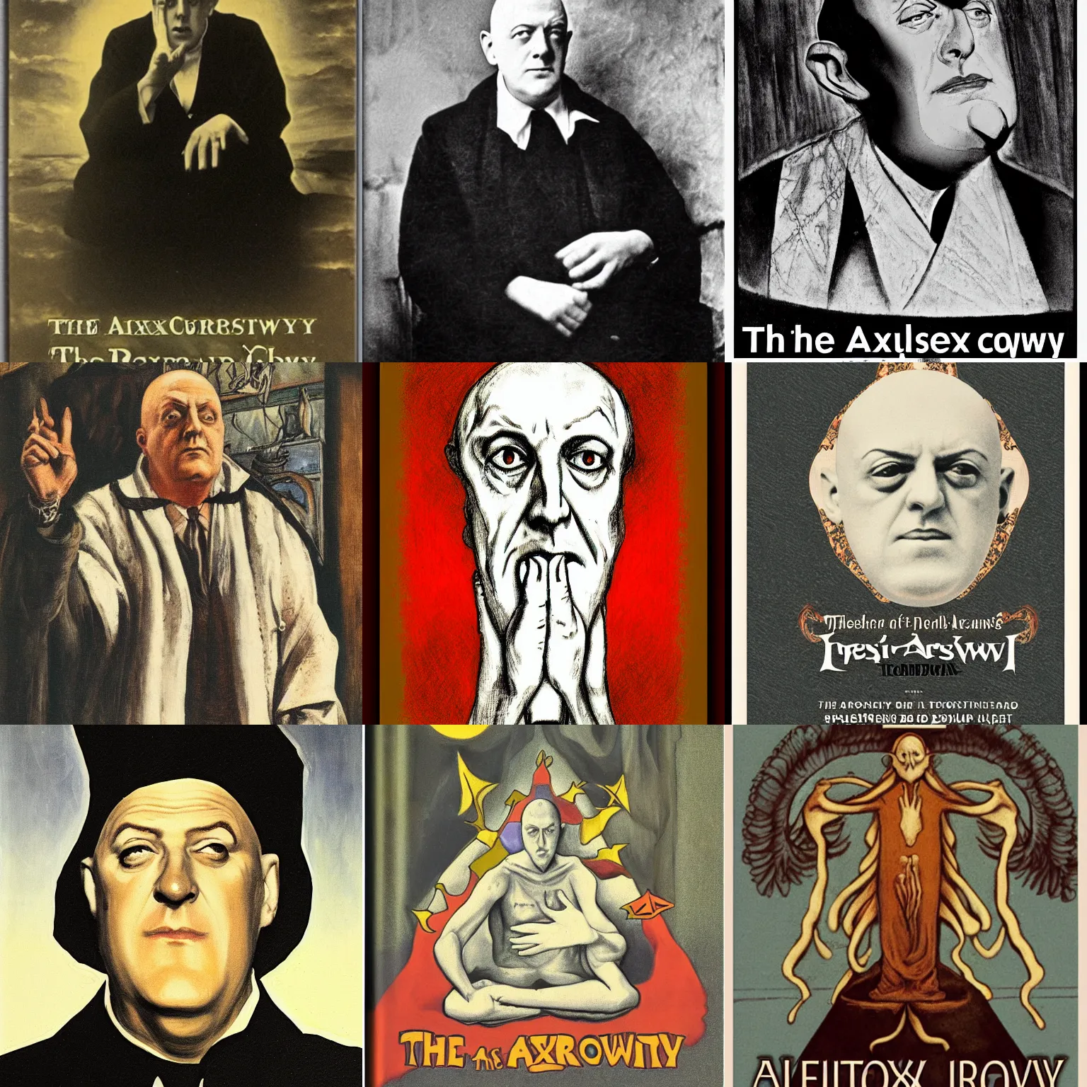 Prompt: the anxious by aleister crowley