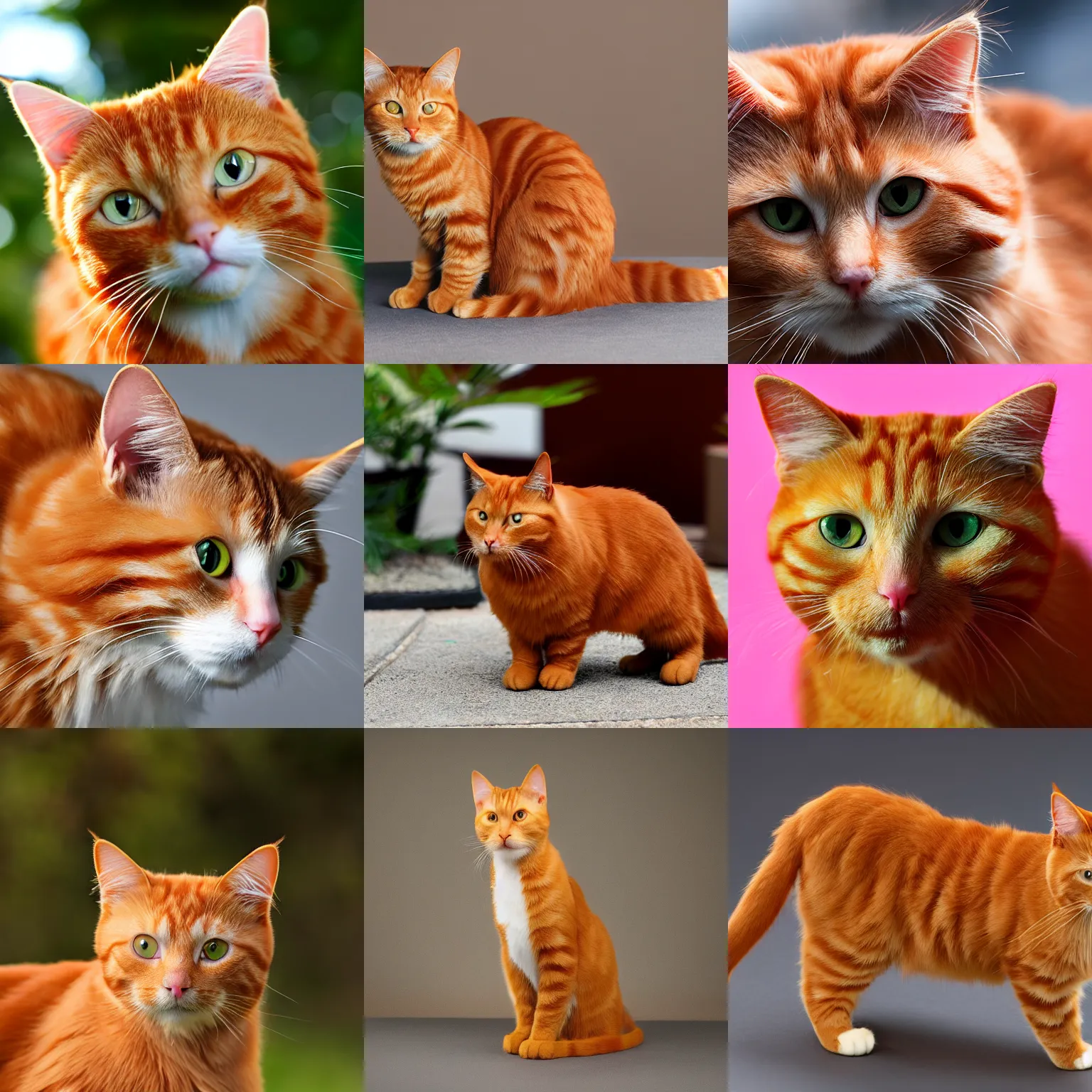 Prompt: ginger cat, 8K
