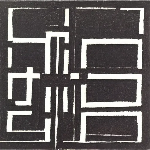 Image similar to Malevich's black square, detailed, elegant, intricate, 4k