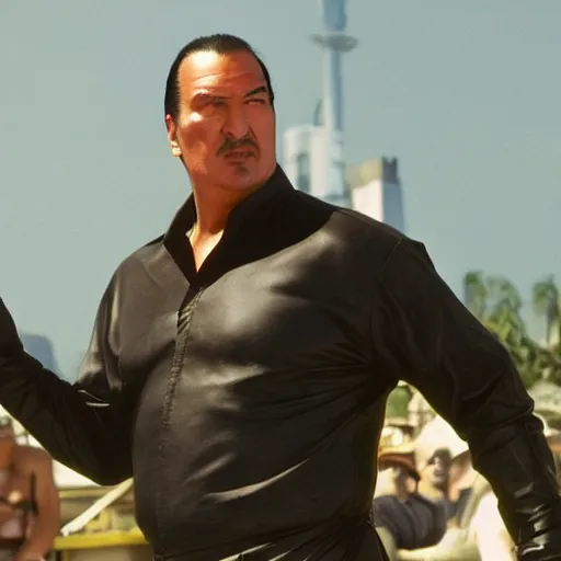 Prompt: Steven Seagal in The Avengers
