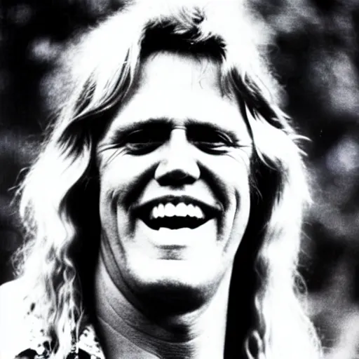 Image similar to gary busey as a hippie from the 7 0 s, photo from the 7 0 s