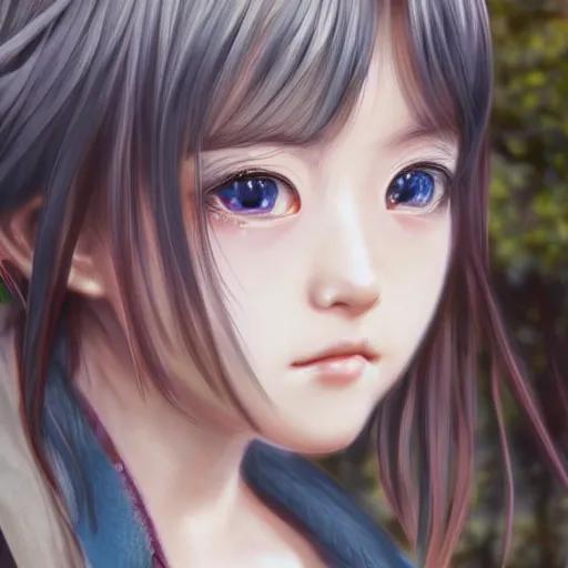 Prompt: ultra-detailed, HD semirealistic anime CG concept art digital painting of european-looking close-up Japanese schoolgirl, by a Chinese artist at ArtStation, by Huang Guangjian, Fenghua Zhong, Ruan Jia, Xin Jin and Wei Chang. Realistic artwork of a Chinese videogame, gentle an harmonic colors.