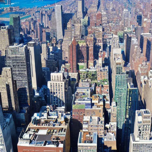 Image similar to aerial view of 65 5th Ave New York City