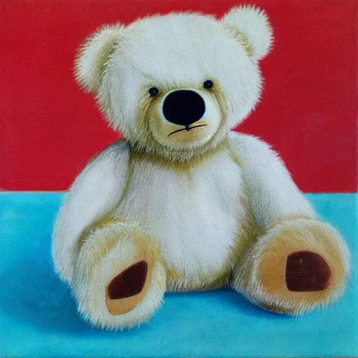 Prompt: fluffy teddy bear by dali