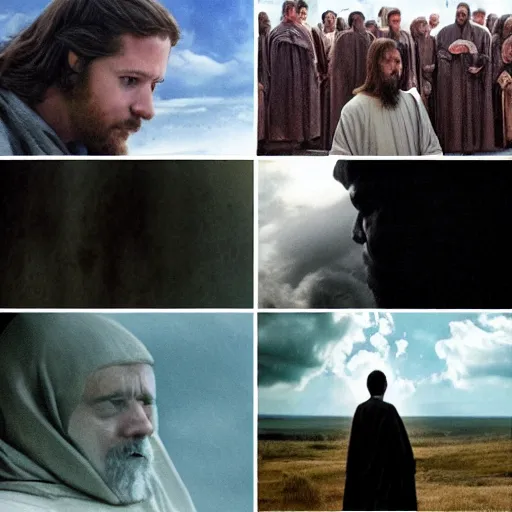 Image similar to Kingdom of God, clouds, Heaven, award winning, very detailed, cinematic atmospheric, masterpiece