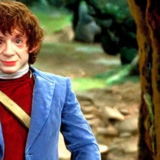 Image similar to austin powers as frodo in lord of the rings