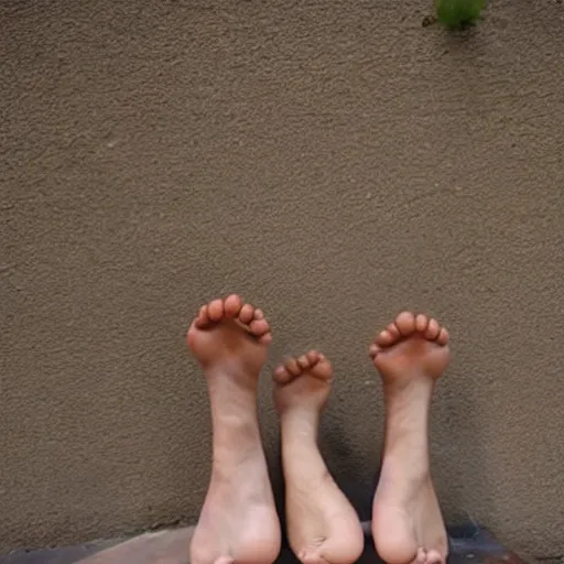 Image similar to wall of beautiful feet