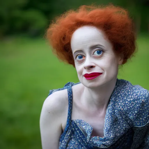 Image similar to dslr photo portrait still of young elsa lanchester, 8 5 mm, f 1. 8,