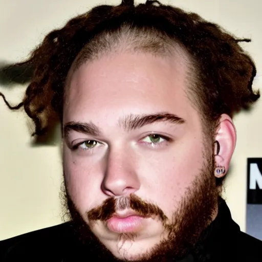 Prompt: post malone bald