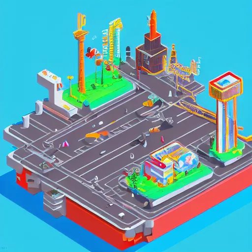 Image similar to pixorama of startup companies, silicon valley, 2 0 2 0, complex illustration, eboy, ecity, pixel art, kai vermehr, steffen sauerteig, svend smital, three - dimensional isometric illustration, 3 d isometric pixel art, high detailed