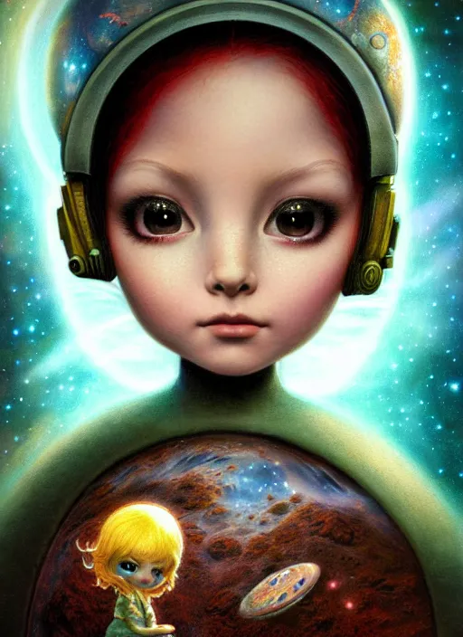 Image similar to highly detailed closeup portrait of a fairytale princess's favorite spacehip on mars, nicoletta ceccoli, mark ryden, lostfish, earl nore, hyung tae, frank frazetta, global illumination, god rays, detailed and intricate environment