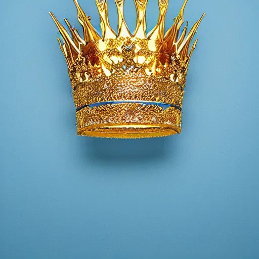 Image similar to a beautiful photo of a golden crown