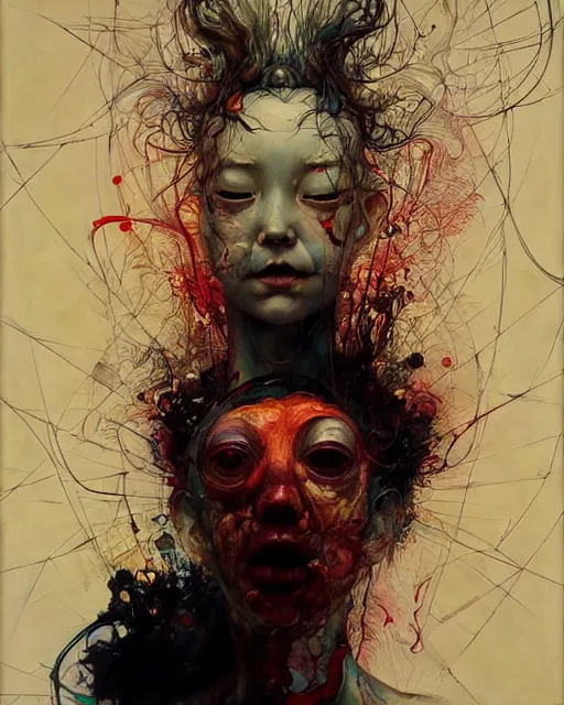 Prompt: human reason can excuse any evil ; that is why it ’ s so important that we don ’ t rely on it. in the style of adrian ghenie, esao andrews, jenny saville, ( ( ( edward hopper ) ) ), surrealism, dark art by james jean, takato yamamoto