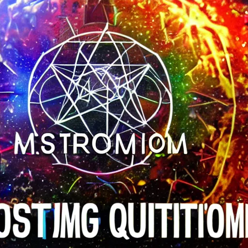 Prompt: mealstrom to other dimensions, quantum computing, satanic, 4 k