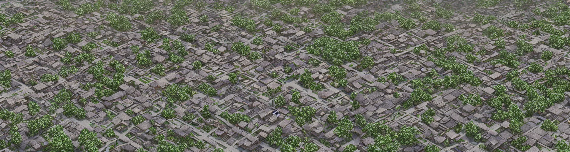 Prompt: photo realistic landscape of medieval japan town, aerial photography, exquisite detail, octane render, 8 k postprocessing,