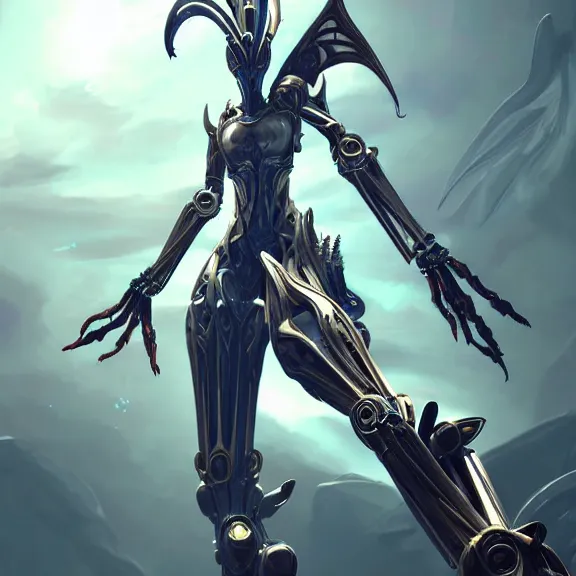 Image similar to highly detailed exquisite warframe fanart, worms eye view, looking up at a 500 foot tall beautiful saryn prime female warframe, as a stunning anthropomorphic robot female dragon, sleek smooth white plated armor, unknowingly walking over you with giant robot dragon feet, you looking up from the ground between the robotic legs, detailed legs looming over your pov, proportionally accurate, anatomically correct, sharp claws, two arms, two legs, robot dragon feet, camera close to the legs and feet, giantess shot, upward shot, ground view shot, front shot, epic shot, high quality, captura, realistic, professional digital art, high end digital art, furry art, giantess art, anthro art, DeviantArt, artstation, Furaffinity, 3D, 8k HD render, epic lighting