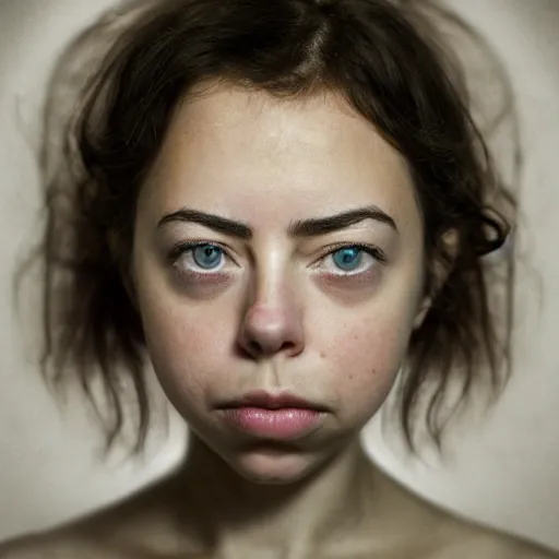 Image similar to a masterpiece portrait photo of a beautiful young woman who looks like a icelandic aubrey plaza