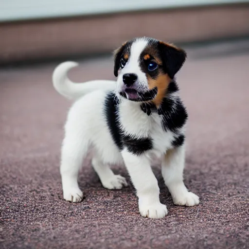 Image similar to a cute puppy, Canon EOS R3, f/1.4, ISO 200, 1/160s, 8K, RAW, unedited, symmetrical balance, in-frame