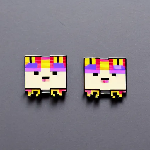 Image similar to 2d lasercut Nyan Cat earrings