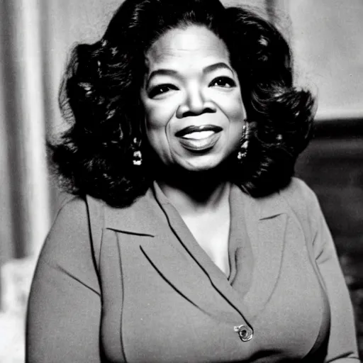 Prompt: photograph of oprah taken in berlin 1 9 4 5