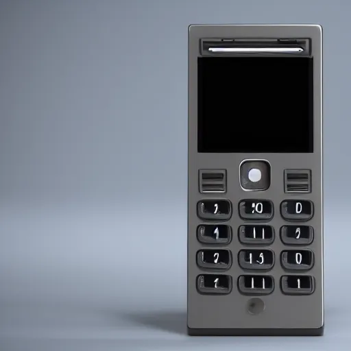 Prompt: a photo of a phone from the year 2100, realistic, 8k, 3d, HD, studio lighting, octane render, unreal engine, cycles render,