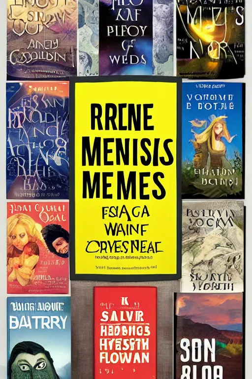 Image similar to bestselling book about memes cover