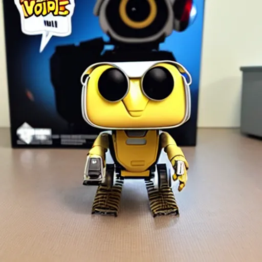 Image similar to Wall-E Funko Pop with package