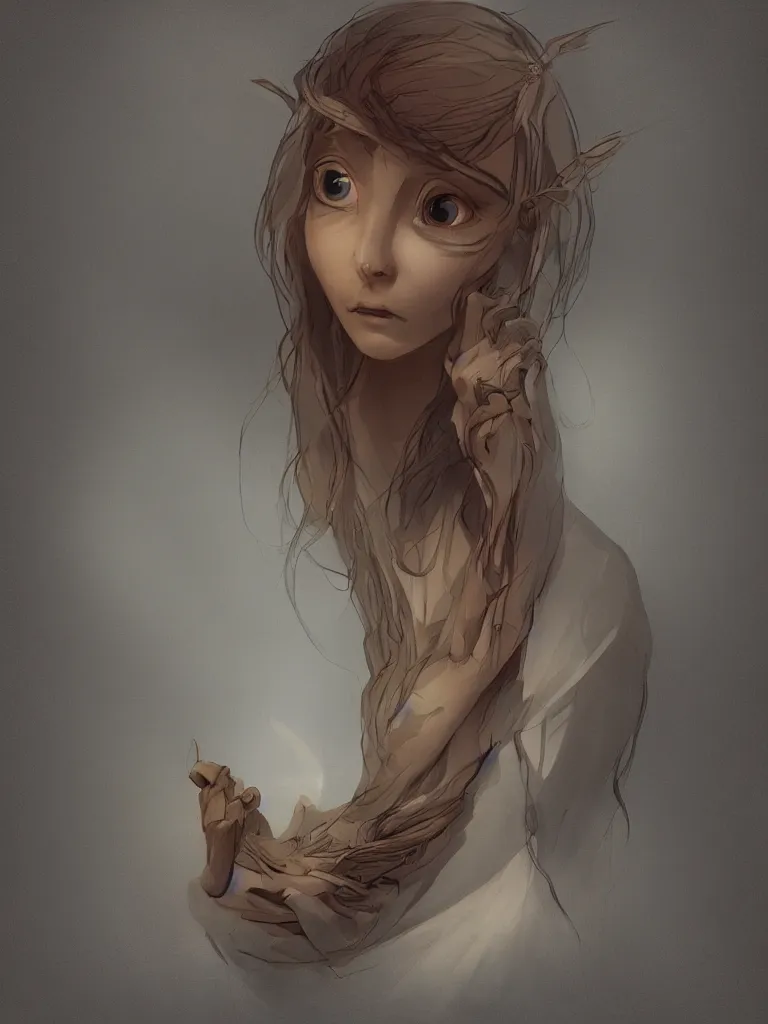 Image similar to sorrow by Disney Concept Artists, blunt borders, golden ratio