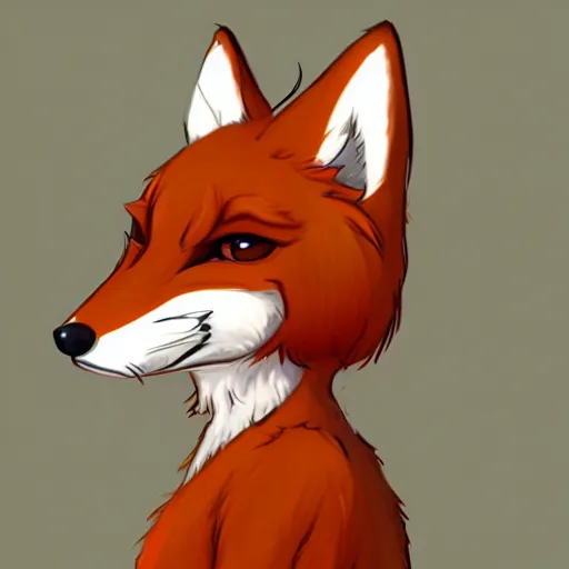 Image similar to an anthropomorphic fox, fursona!!!! trending on furaffinity, by kawacy, trending on artstation