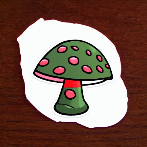 Image similar to cute mushroom character sticker