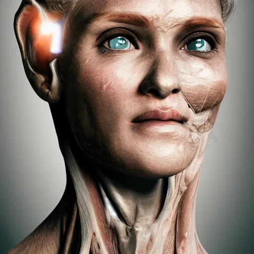 Image similar to human, right anatomy, hyper realistic, very detailed, realistic lighting, fantasy, 4 k, photo