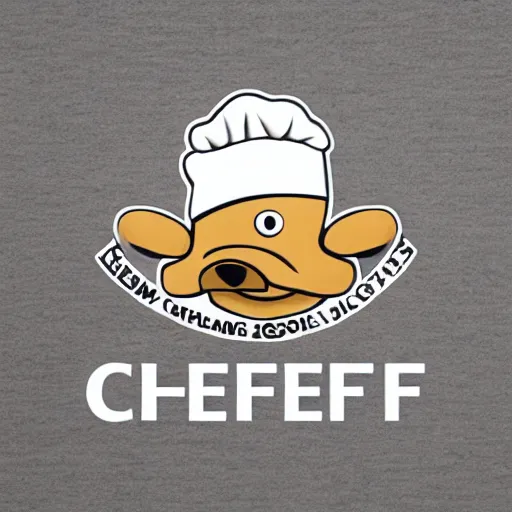 Image similar to chef platypus, logo style