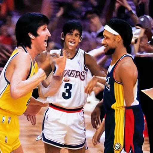 Image similar to paul mccartney playing in the nba