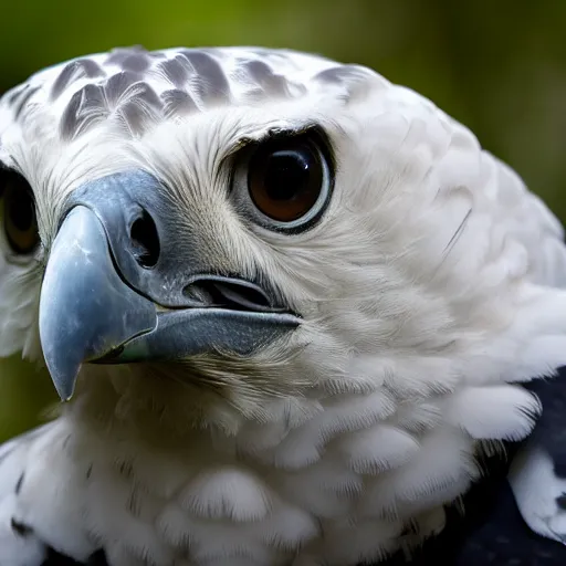 Image similar to close up of a harpy eagle