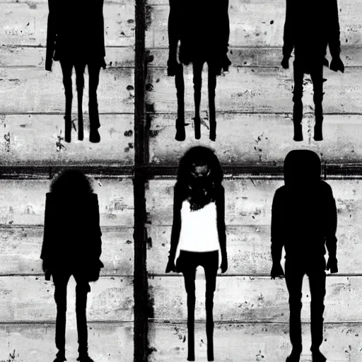 Image similar to faceless people