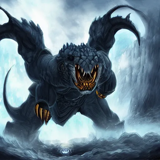 Image similar to fantasy art balrog