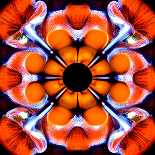 Prompt: kinetic photography of orange