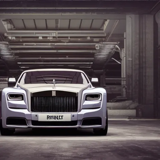 Prompt: 3 d octane render, super detailed, ray tracing, high quality, super realistic, cyberpunk rolls royce.