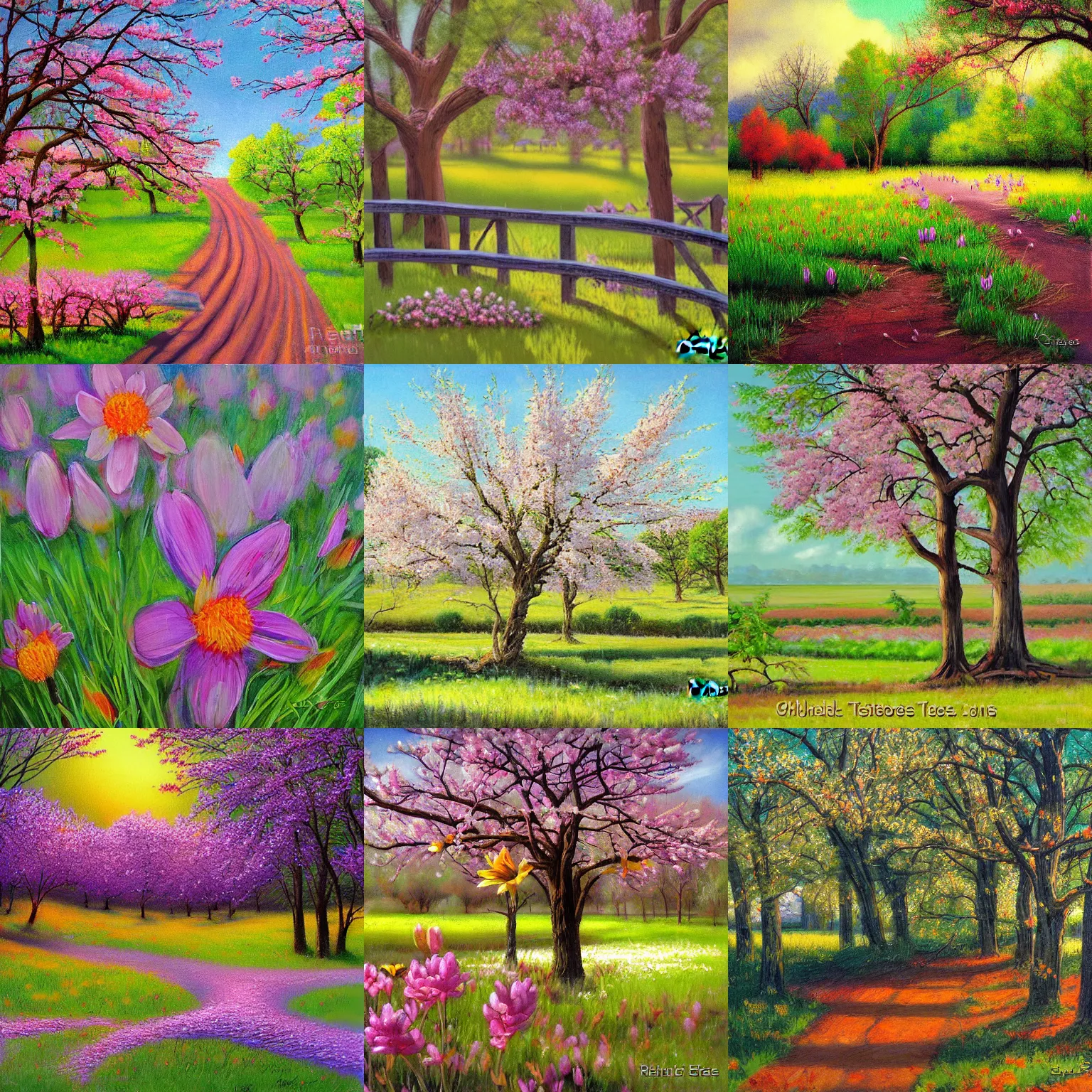 the joy of spring by richard estes | Stable Diffusion | OpenArt