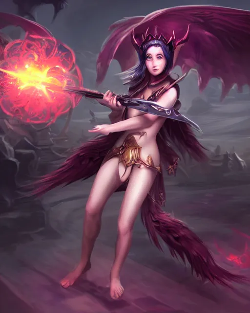 Image similar to champion splashart of a timid shy follower of the death goddess holding a weapon