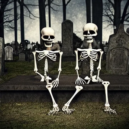 couples skull skeleton scary