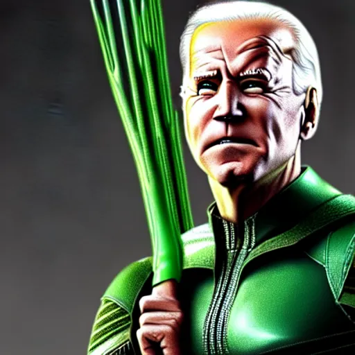 Image similar to joe biden as the green arrow, 8 k resolution, extremely detailed, rob liefeld