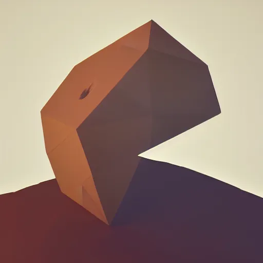 Prompt: vector, low poly, brown cross icon, on the top of a hill, sunset background, cgsociety, volumetric lighting, artstationhq