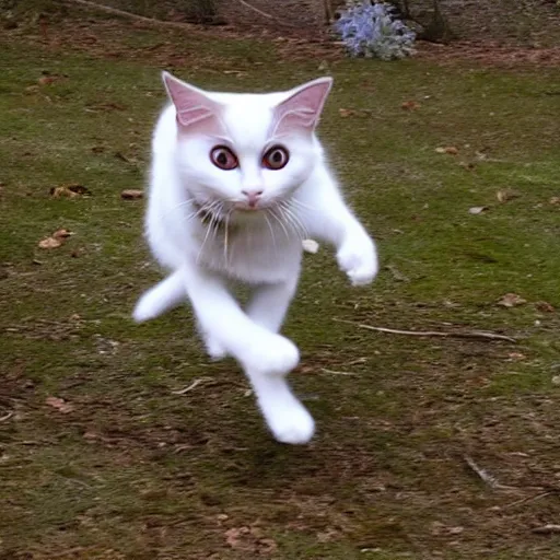 Image similar to photo of hyperspeed flying through space, siamese snowshoe cat running fast with motion blur
